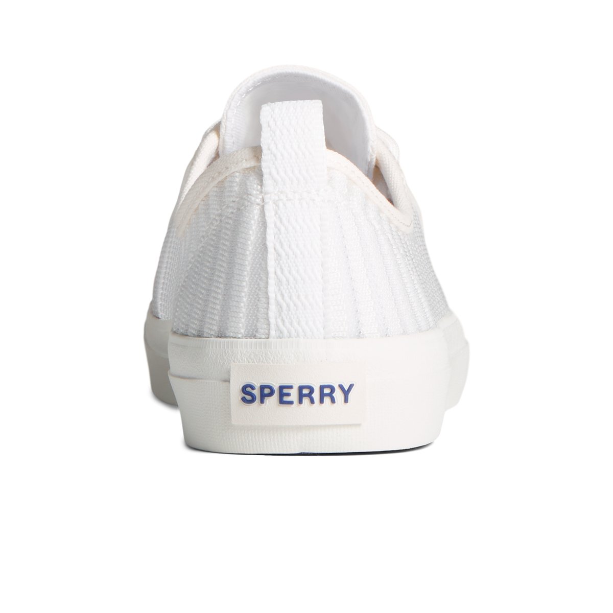 White Sperry Crest Vibe Mesh Sneakers | 3910652-QJ