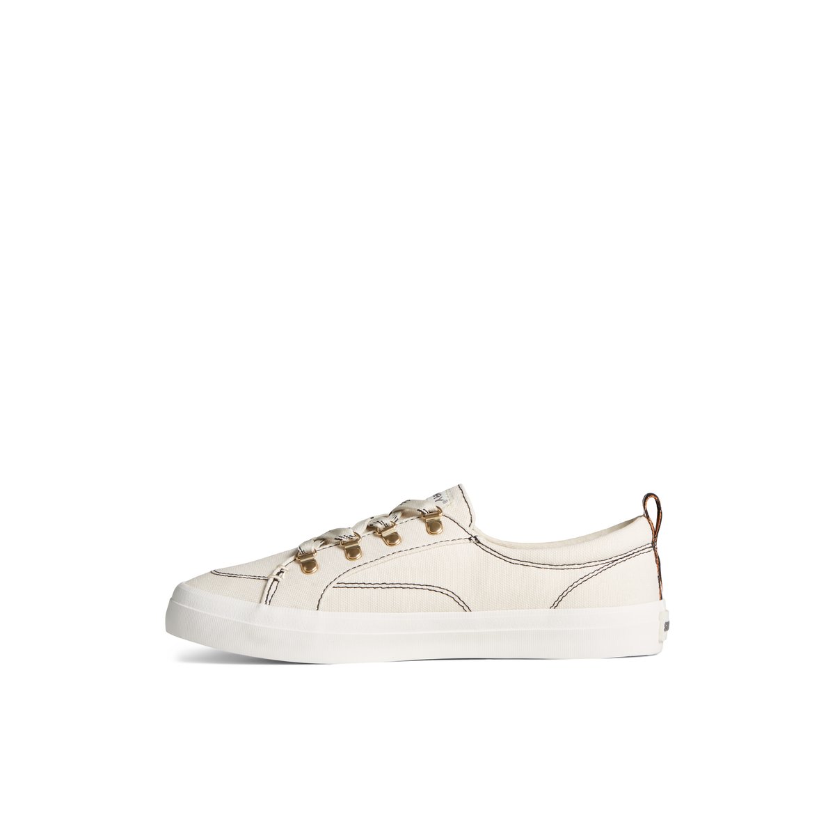 White Sperry Crest Vibe Sneakers | 0914235-KV