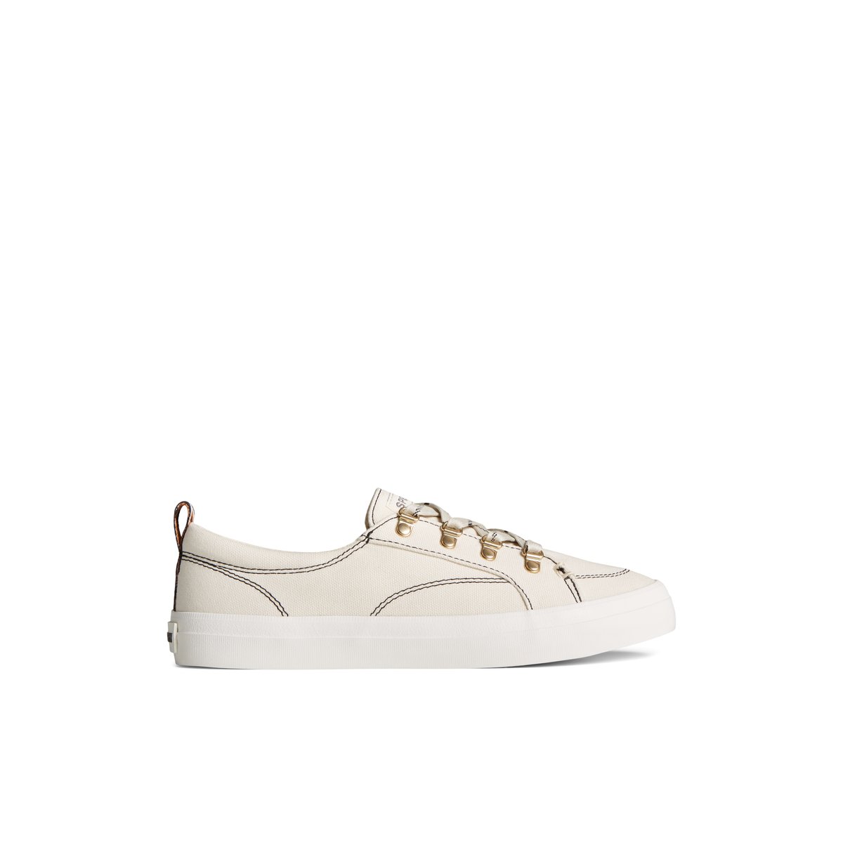 White Sperry Crest Vibe Sneakers | 0914235-KV