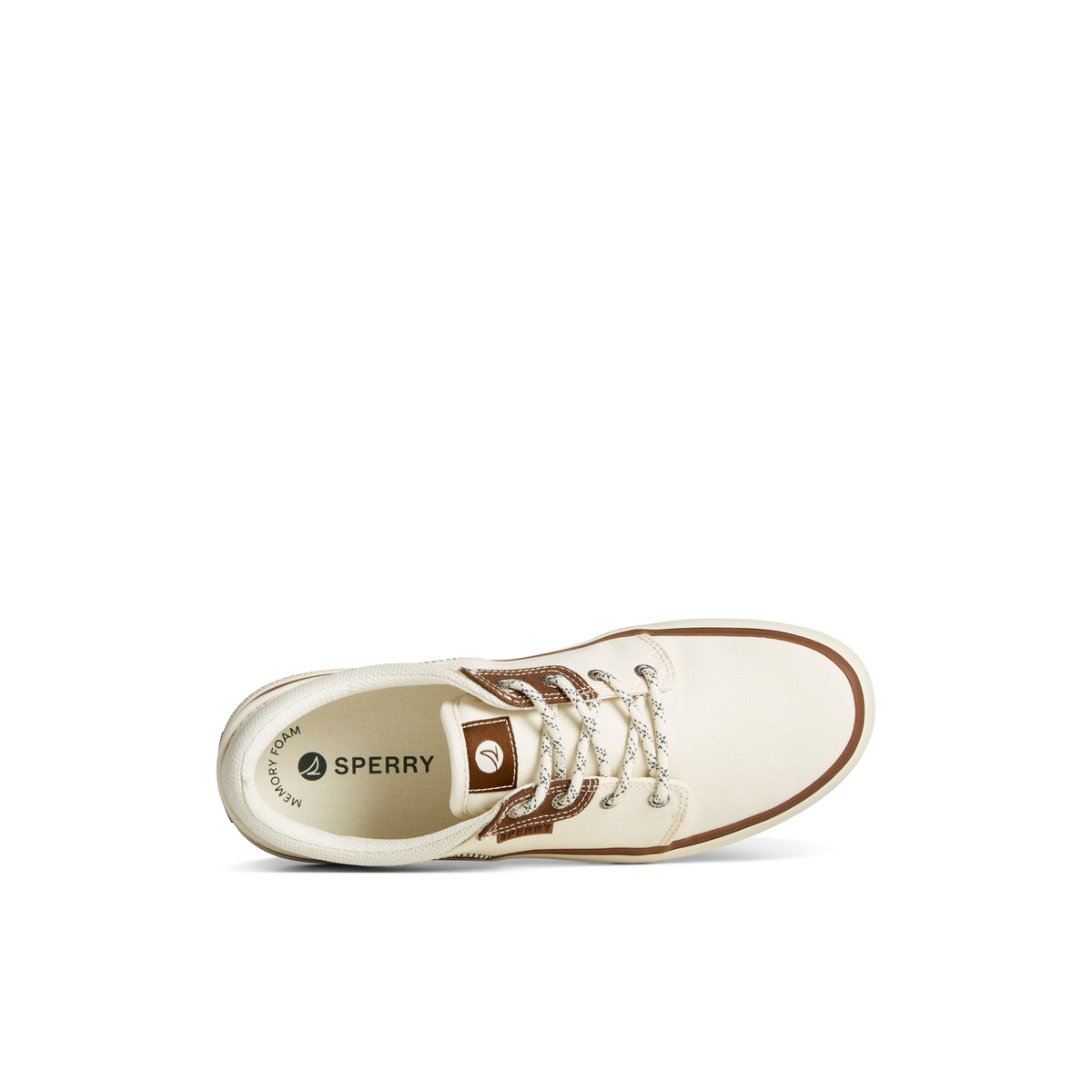 White Sperry Crossjack Sneakers | 6589713-RI