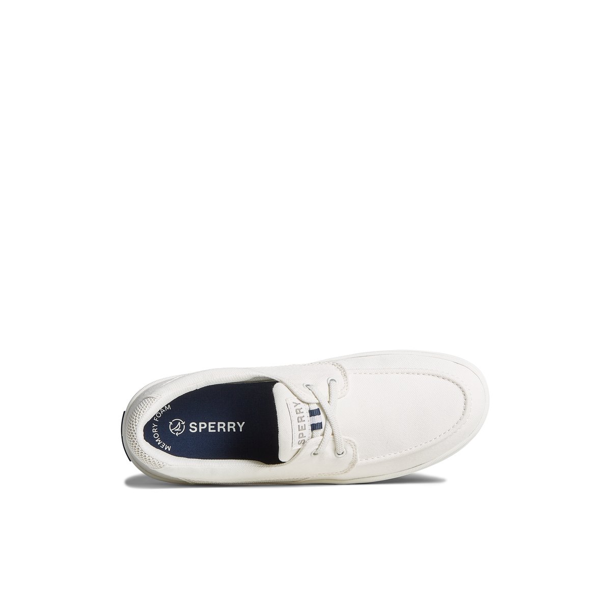 White Sperry SeaCycled™ Bowery Sneakers | 1260479-QG