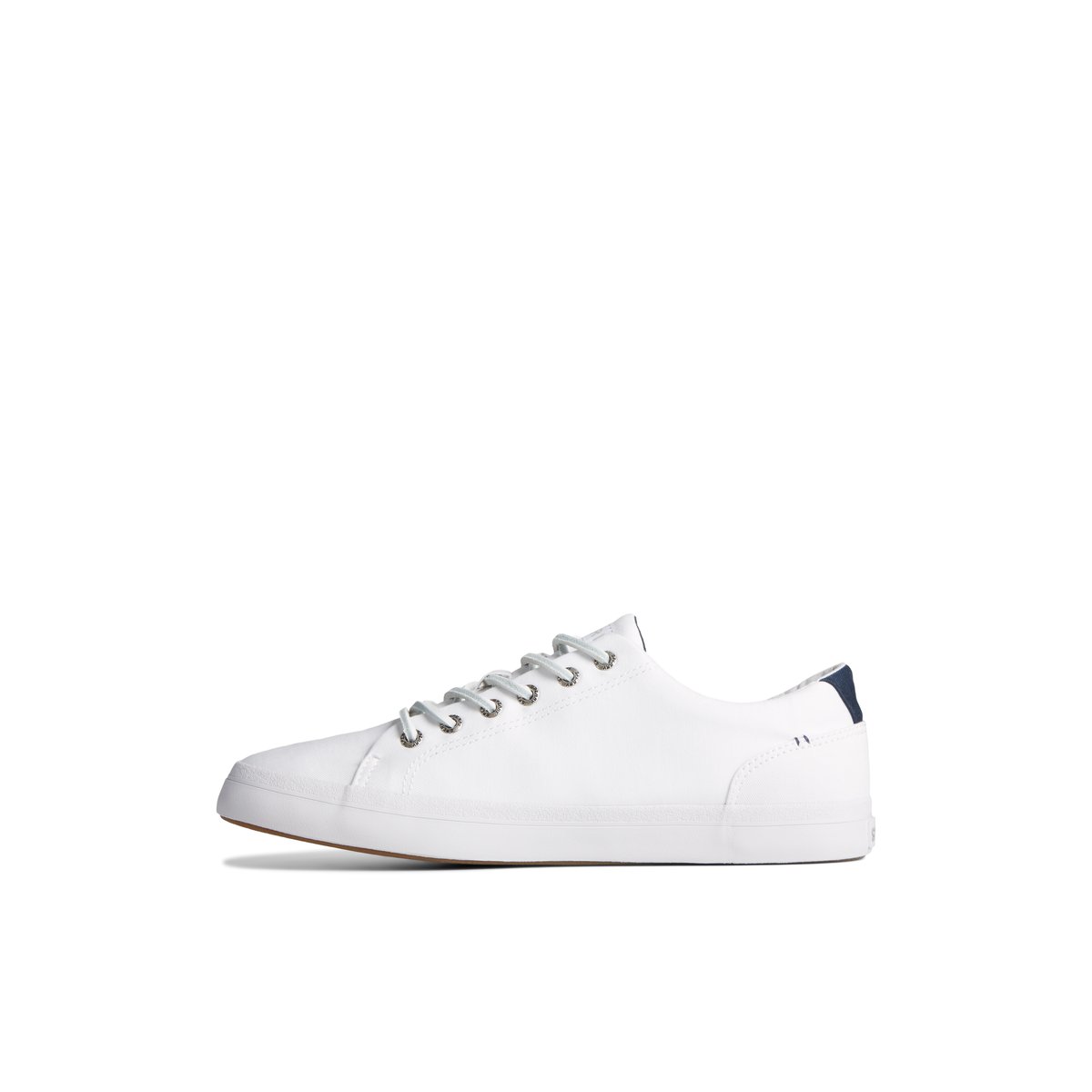 White Sperry SeaCycled™ Striper II Textile Sneakers | 5039621-UK